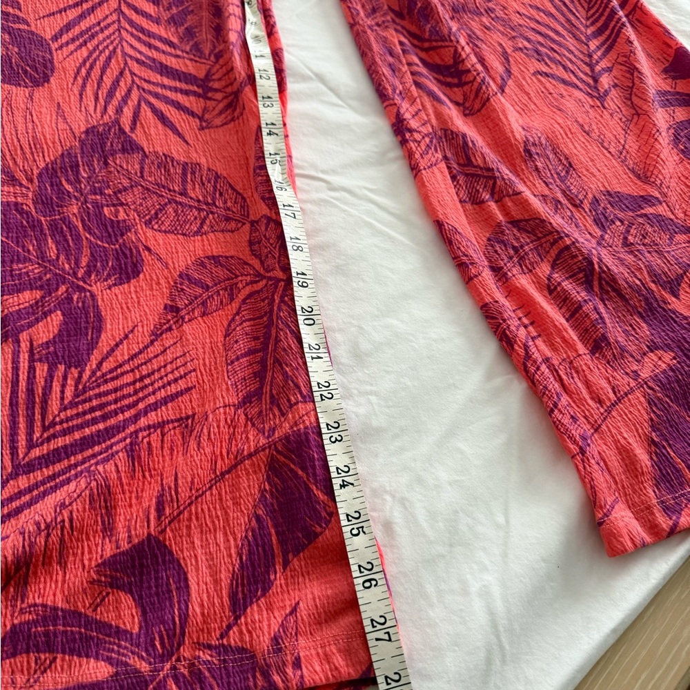 Denim&Co Tropical Print Wide Leg Pants - Picture 3 of 3